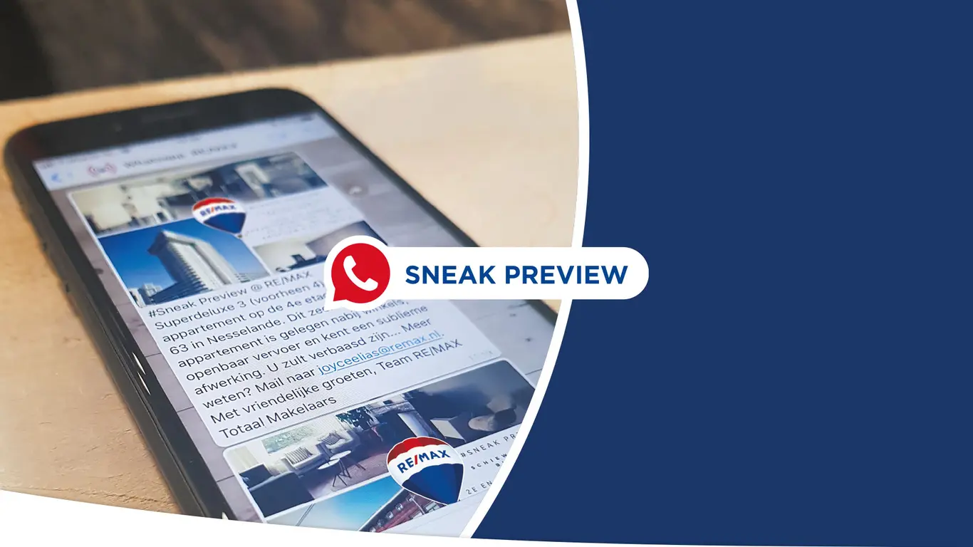 WhatsApp alert nieuwe woning in Voorschoten