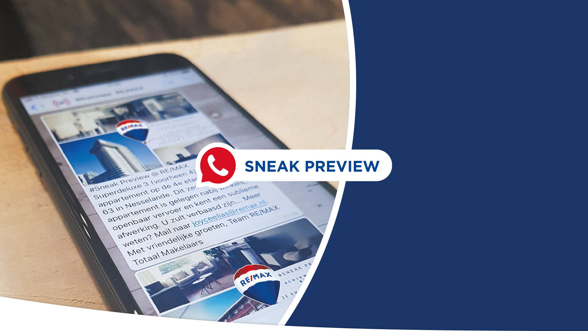 WhatsApp alert nieuwe woning in Voorschoten